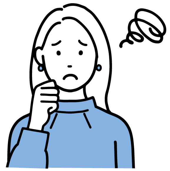 困った人の顔
