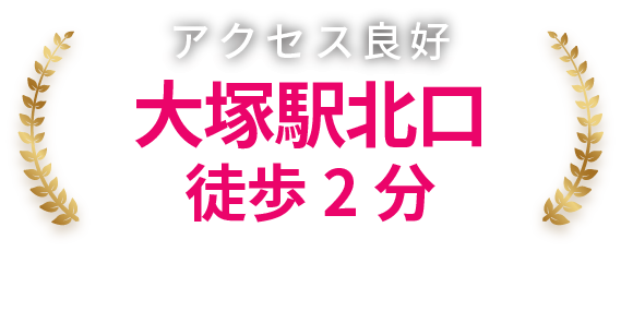 アクセス良好、大塚駅北口徒歩2分