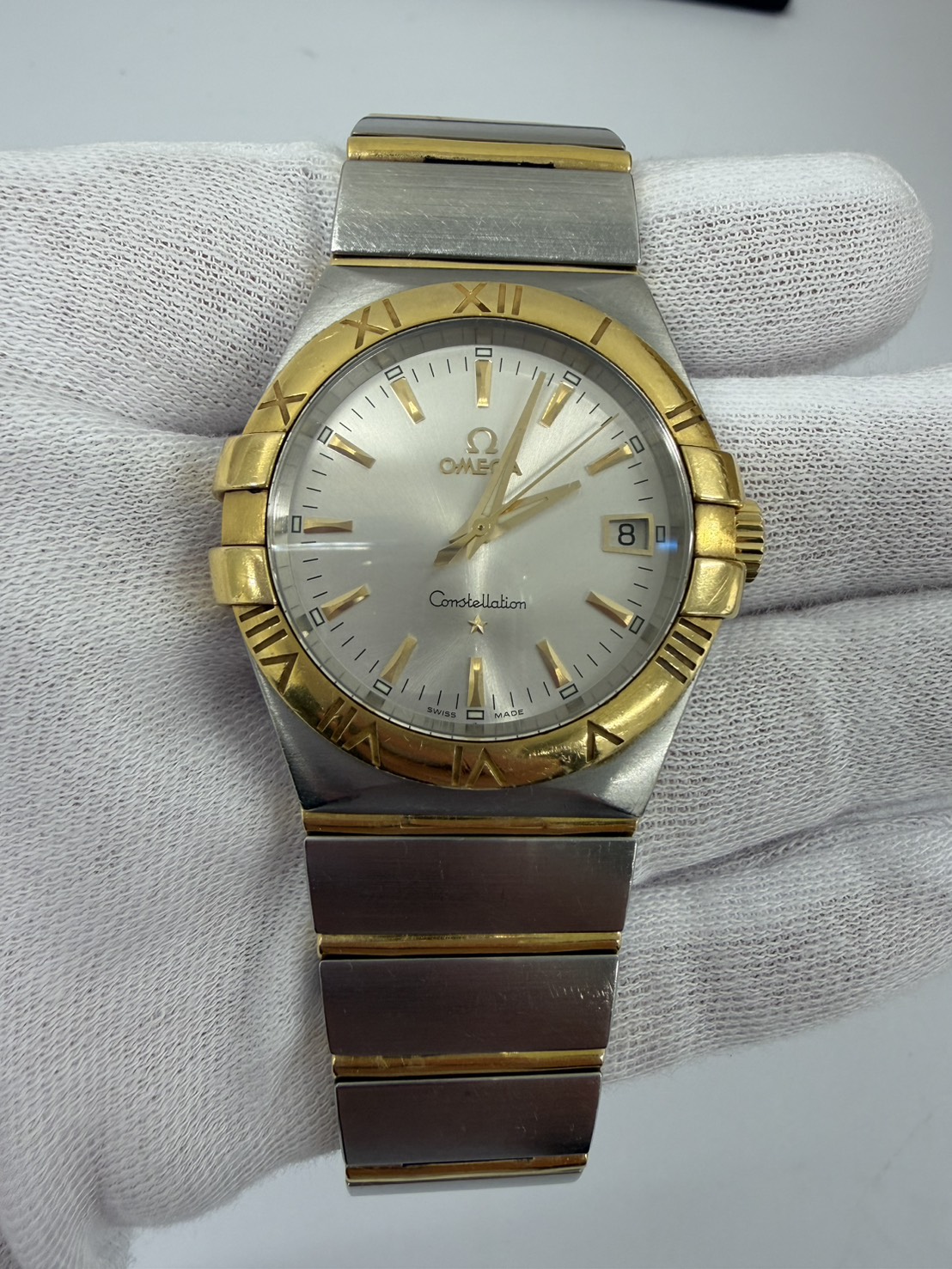 【買取実績】オメガ(OMEGA) コンステレーション（ステンレス／イエローゴールドコンビ）