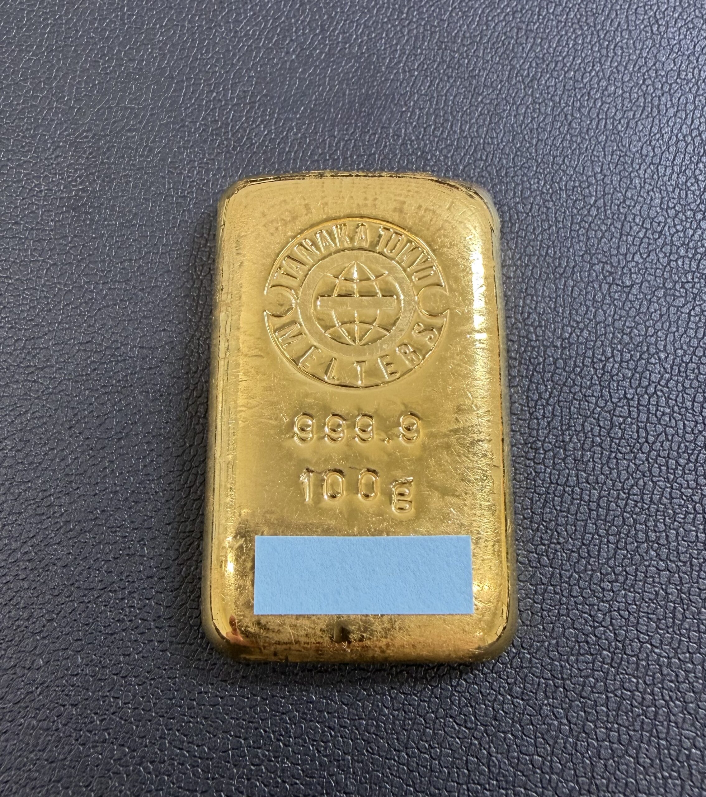 【買取実績】ゴールドバー 100g