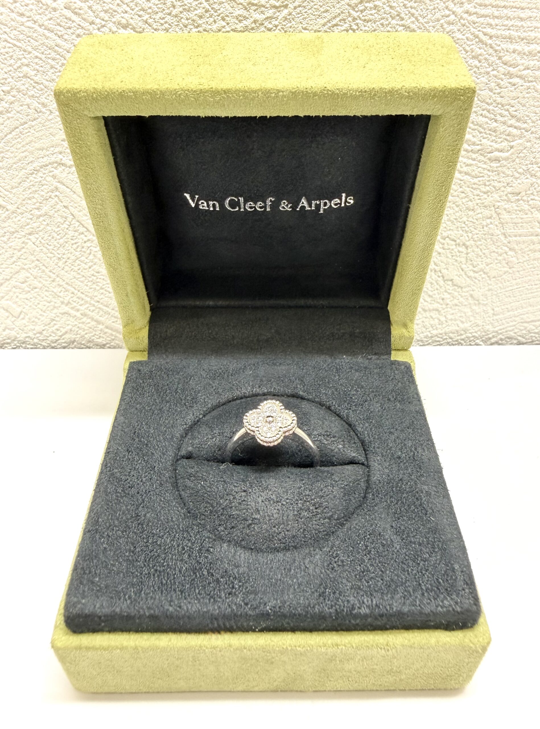 【買取実績】ヴァンクリーフ＆アーペル(VAN CLEEF & ARPELS) ヴィンテージアルハンブラ リング ダイヤモンド