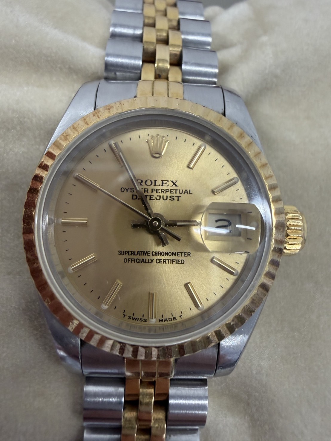 【買取大吉 大塚駅北口店】【買取実績】ロレックス(ROLEX) デイトジャスト レディース コンビ シャンパン文字盤