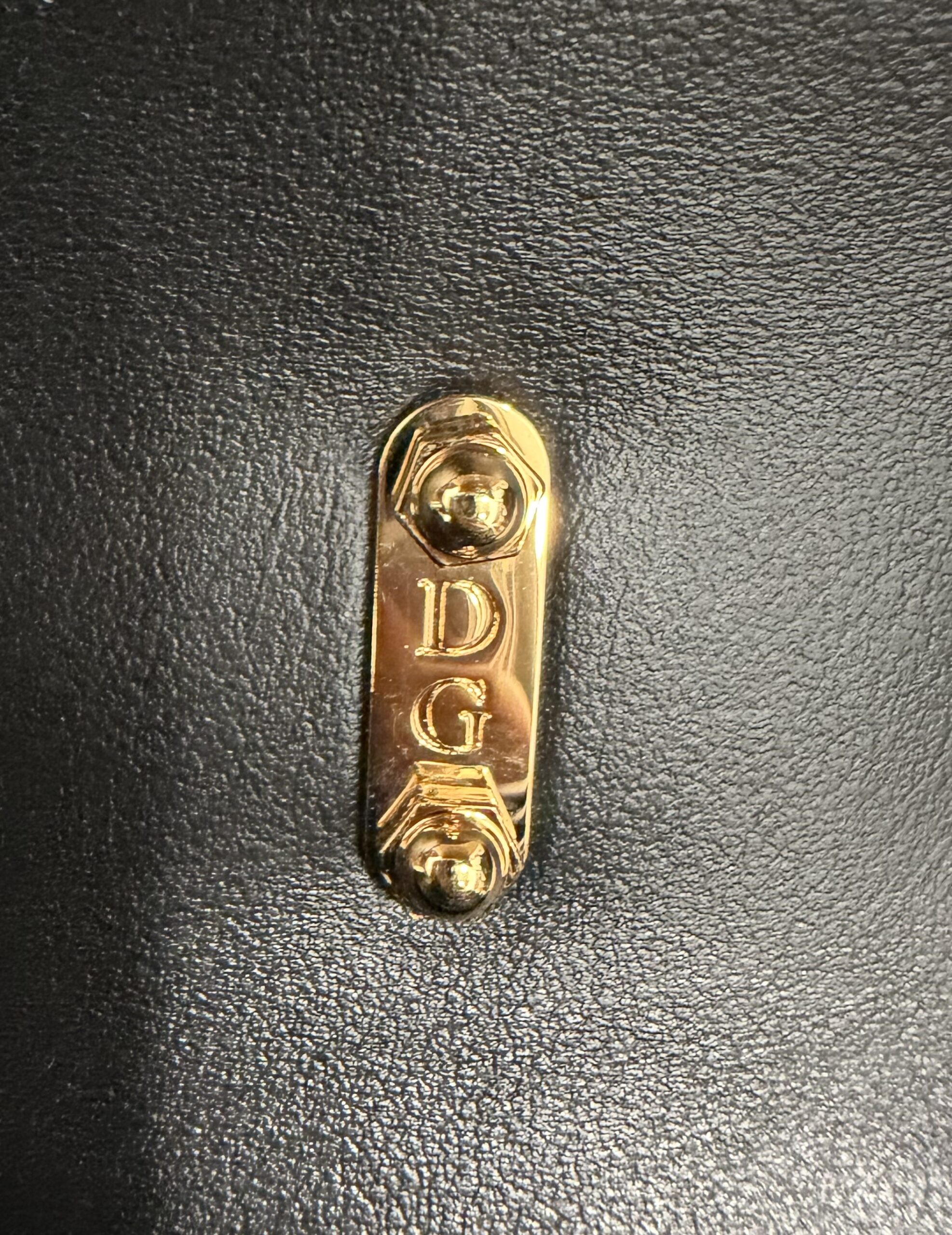 DGガールズバッグ(ブラック×ゴールド バロックDGロゴ ショルダーバッグ) 商品画像 4