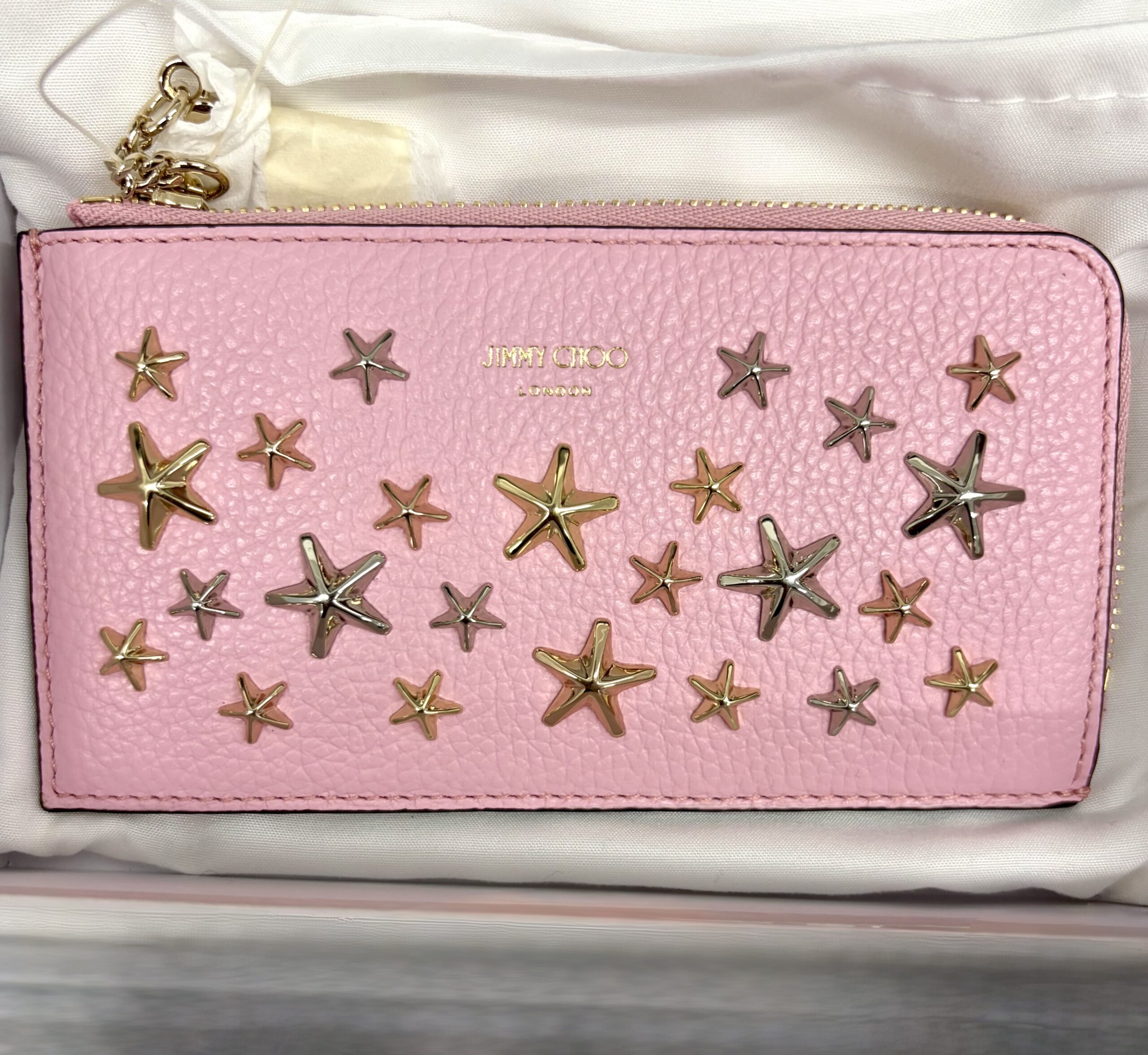 【買取大吉 文京千石店】【買取実績】ジミーチュウ スタースタッズ ジップ コインケース