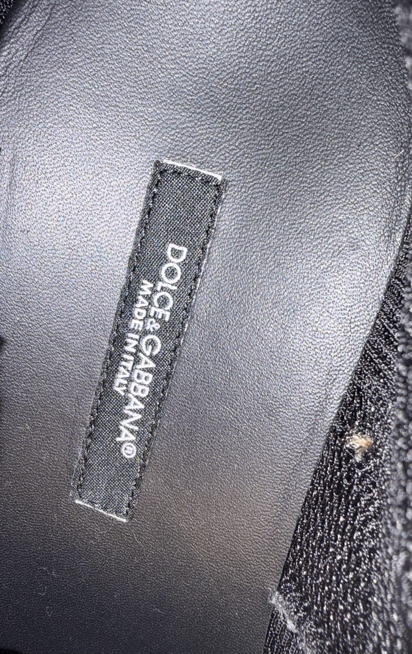 ドルチェ＆ガッバーナ スーパークイーン ゴールドメタリック スニーカー 商品画像 5