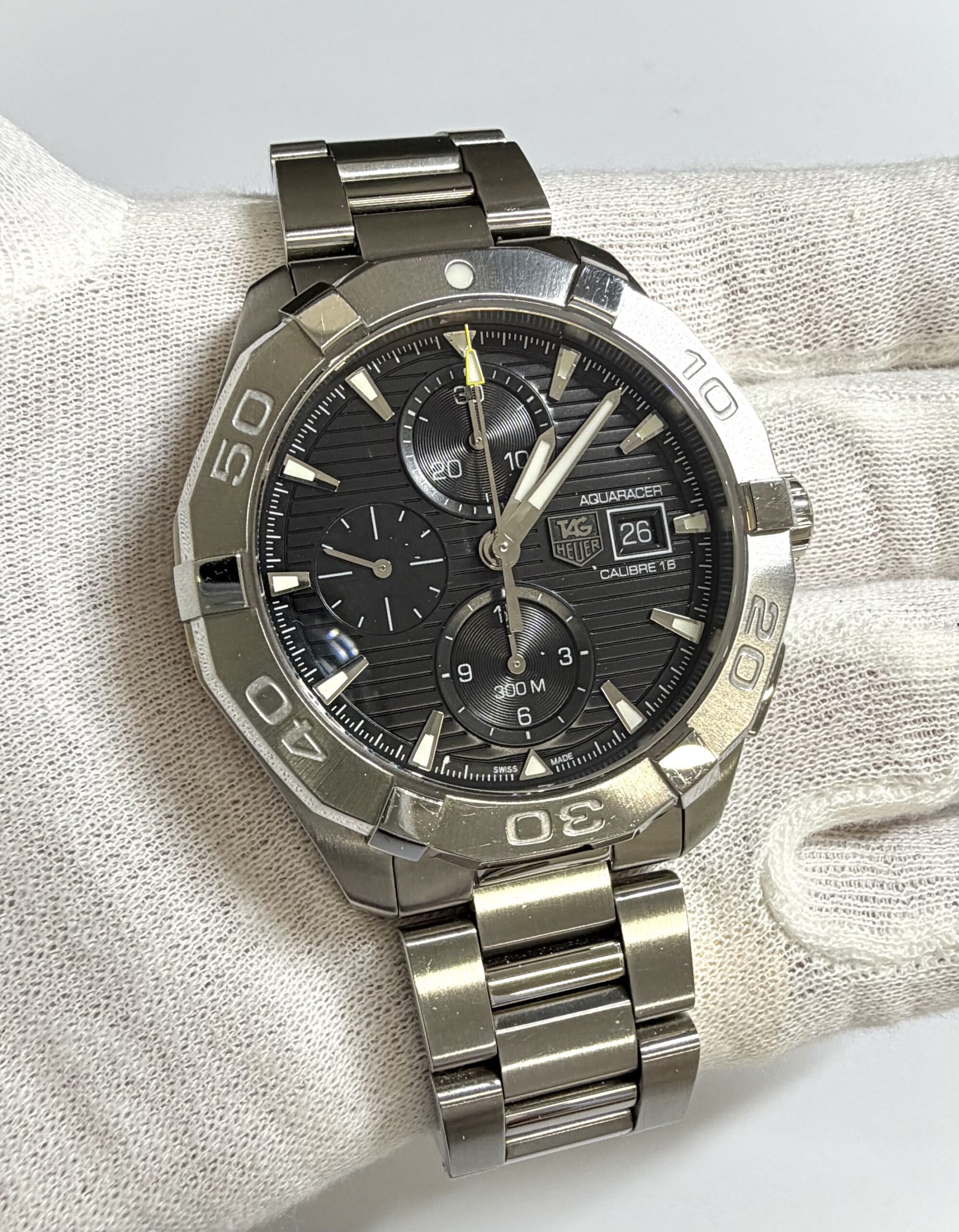 【買取大吉 文京千石店】【買取実績】タグホイヤー(TAG HEUER) アクアレーサー キャリバー16 クロノグラフ 300M CAY2110