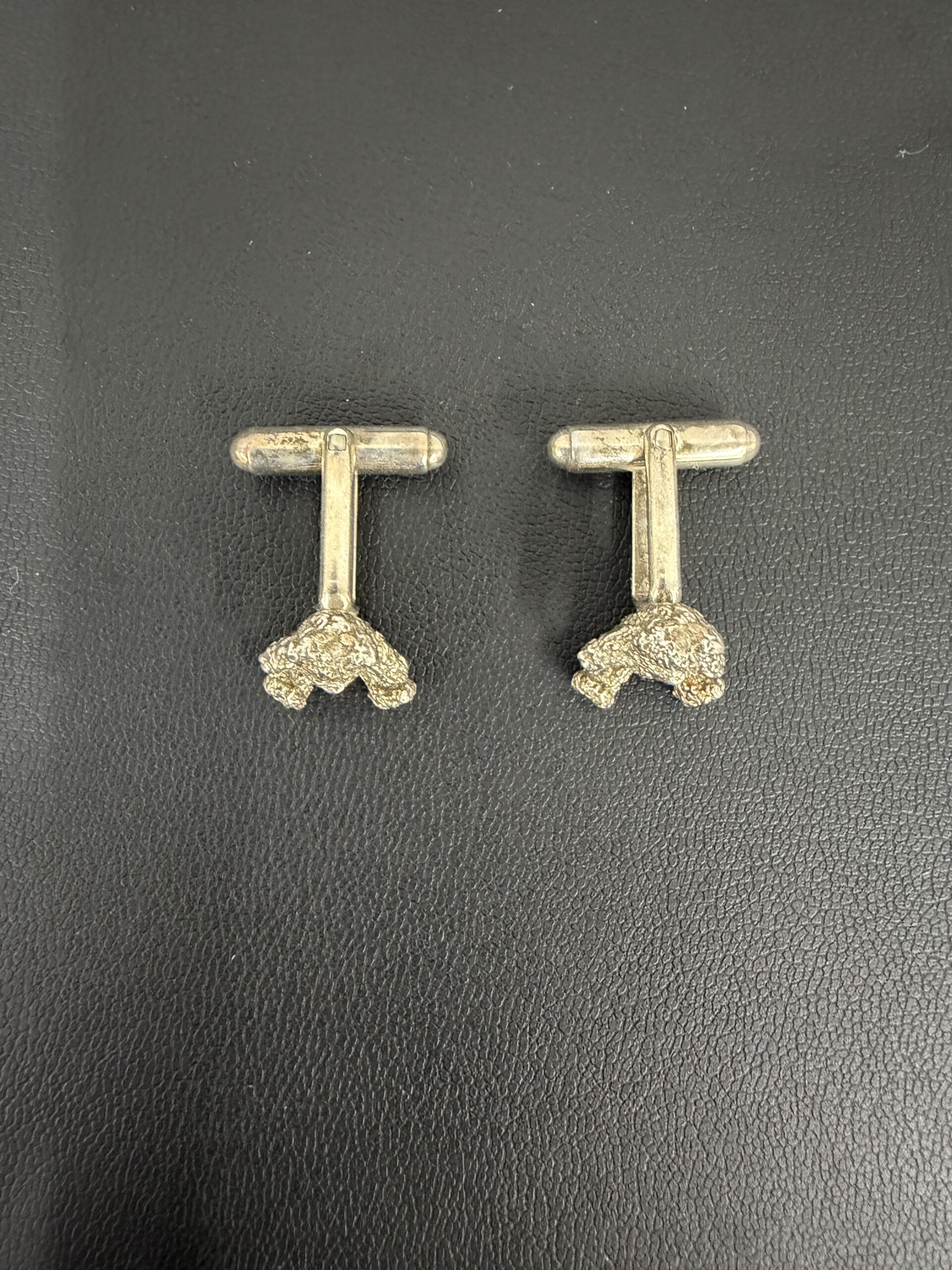 テディベア カフスボタン(シルバートーン) 商品画像 2