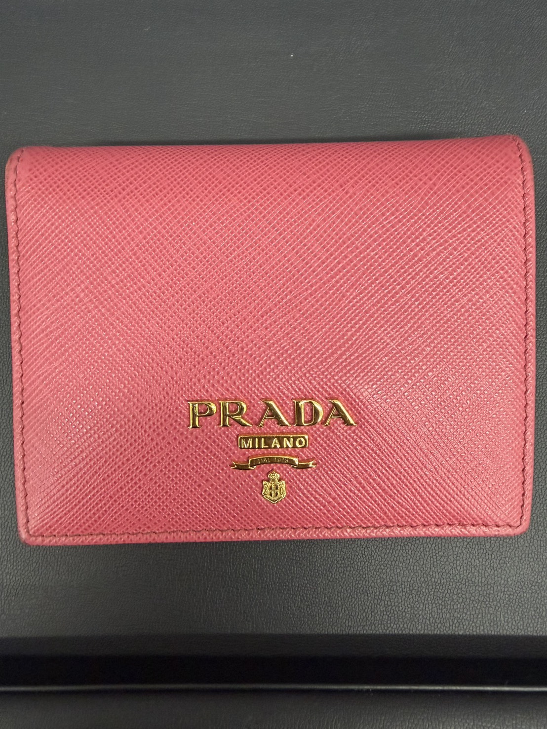 【買取大吉 文京千石店】【買取実績】プラダ(PRADA) サフィアーノ レザー 二つ折りコンパクトウォレット（ピンク）